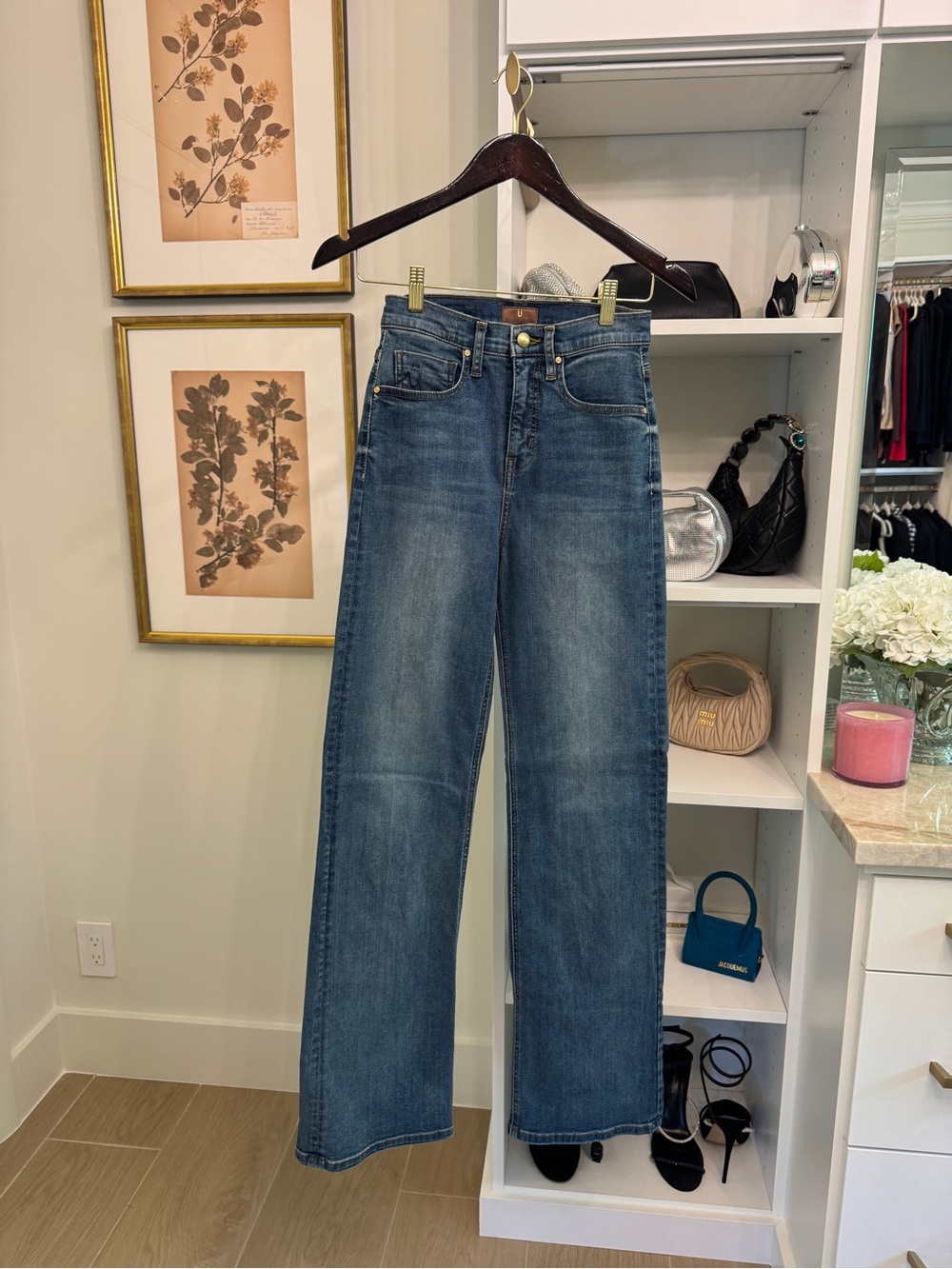 Rides Denim Classic High-Rise Wide-Leg Women’s Jeans — Blue